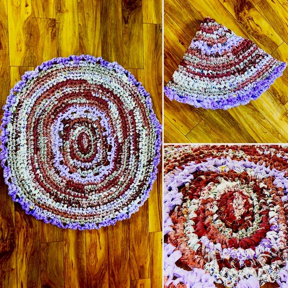 Crochet Area Rug - Picture 2 of 6